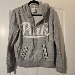 PINK 3/4 zip pullover